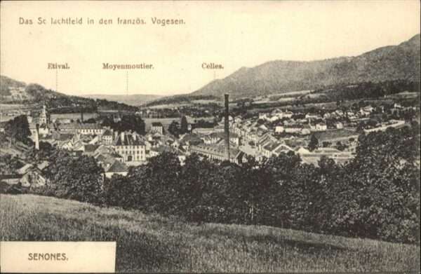 Senones Vosges Etival Moyenmoutier Celles