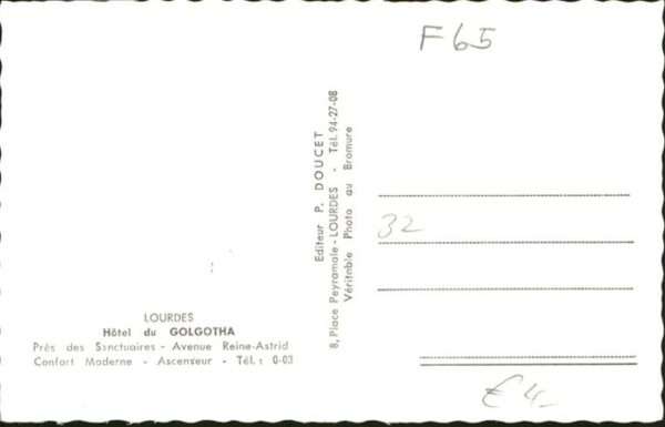 Lourdes Hautes Pyrenees Lourdes Hotel Golgotha – Bild 2