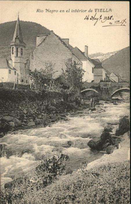 Viella Hautes-Pyrenees Rio Negro Brücke