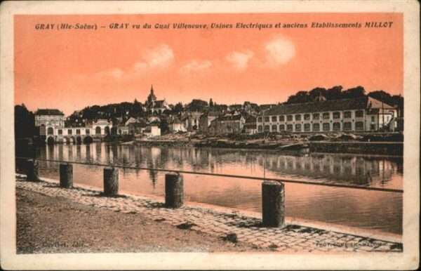 Gray Haute Saone Quai Villeneuve