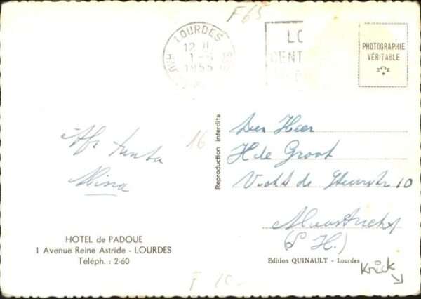 Lourdes Hautes Pyrenees Lourdes Hotel Padoue – Bild 2