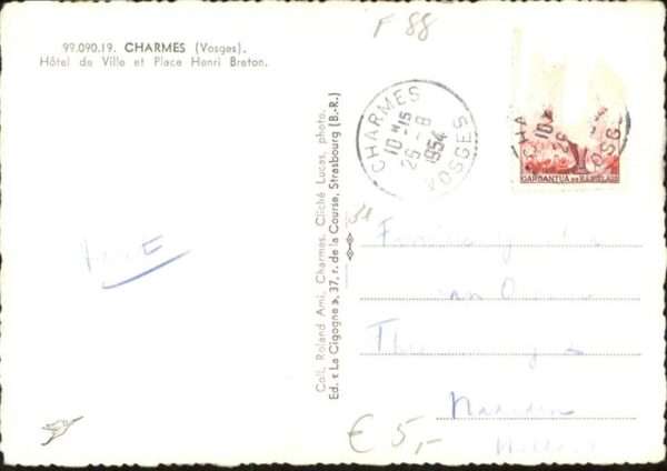 Charmes d Epinal Hotel de Ville Place Henri Breton – Bild 2