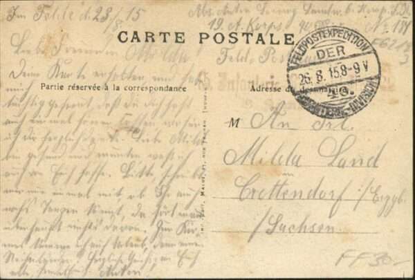 Souchez Croix de gres Rue Arras – Bild 2