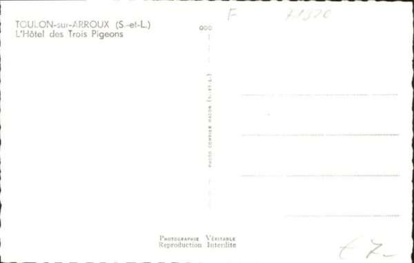 Toulon-sur-Arroux Hotel des Trois Pigeons – Bild 2