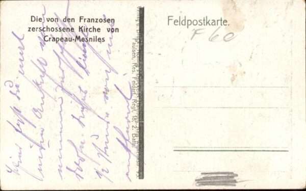 Roye Somme Roye Kirche Crapeau Mesniles – Bild 2