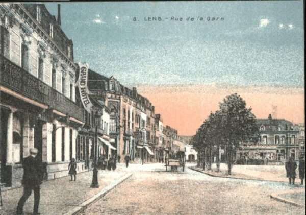 Lens Pas-de-Calais Lens Rue de la Gare