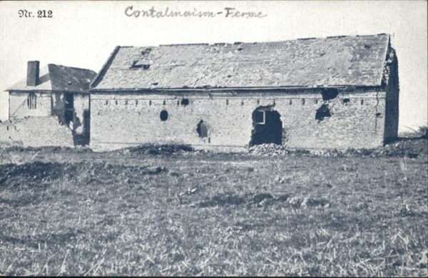 Contalmaison Ferme [Handschriftlich]