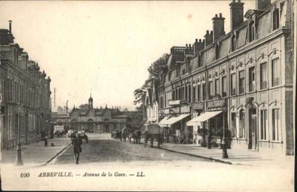 Abbeville 80 Somme Abbeville Avenue de la Gare