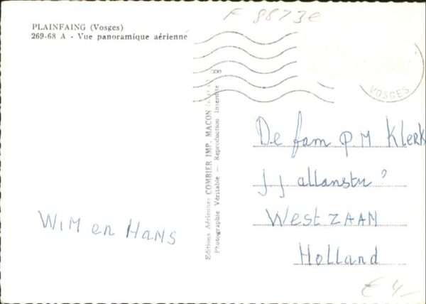 Plainfaing Fliegeraufnahme – Bild 2