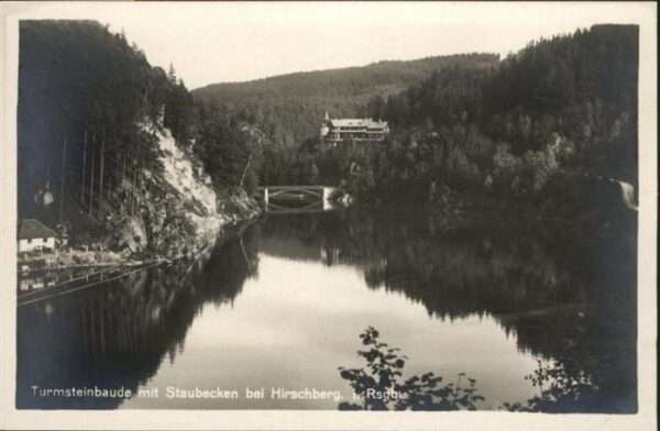 Turmsteinbaude Staubecken Hirschberg Riesengebirge