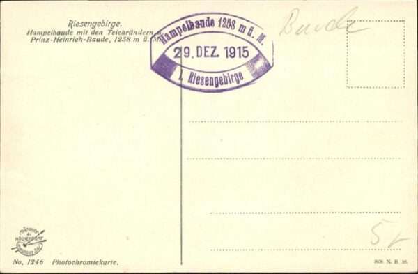 Hampelbaude Prinz Heinrich Baude Riesengebirge – Bild 2
