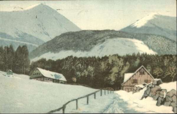 Wolfsbau Schneekoppe Künstler Friedrich Iwan