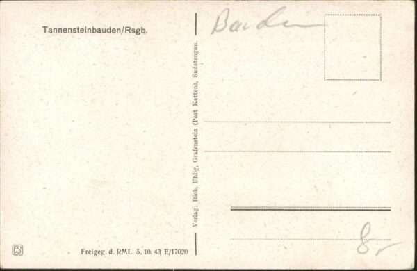 Tannensteinbaude Riesengebirge – Bild 2