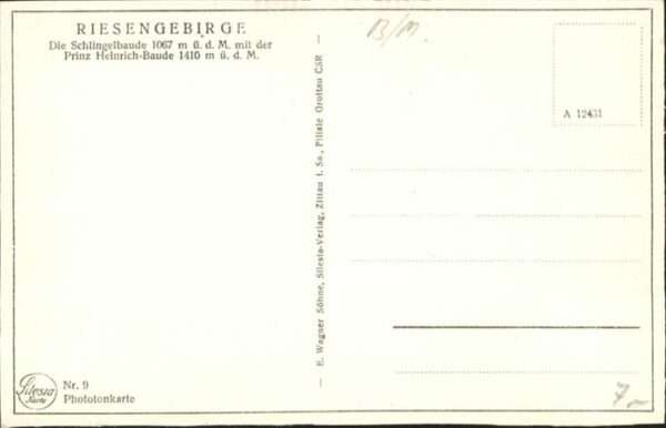 Schlingelbaude Prinz Heinrich Baude Riesengebirge – Bild 2