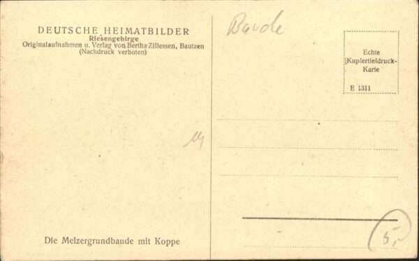 Melzergrundbaude Riesengebirge Koppe – Bild 2