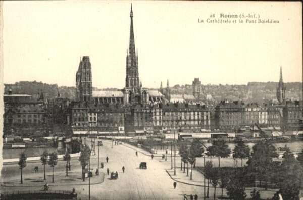 Rouen Cathedrale Pont Boieldien