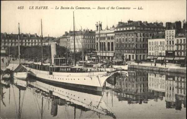 Le Havre Bassin Commerce Schiff