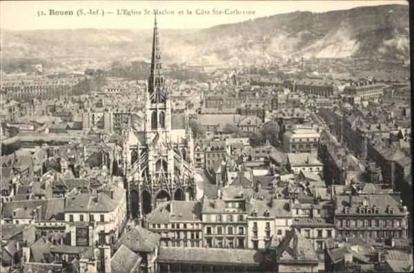 Rouen Eglise St Maclon Cote Catherine