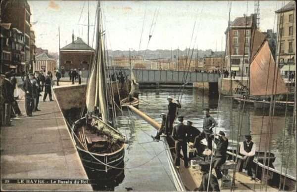 Le Havre Bassin Roi Schiff