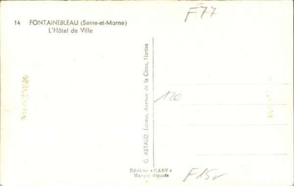 Fontainebleau Hotel de Ville – Bild 2