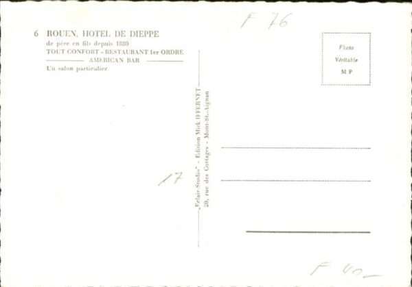 Rouen Hotel de Dieppe – Bild 2
