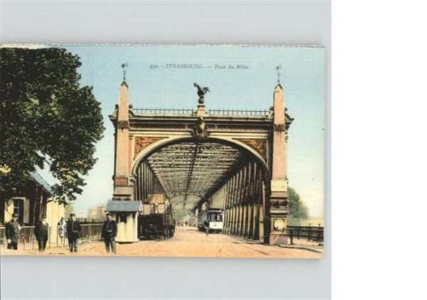 Strasbourg Alsace Pont Strassenbahn