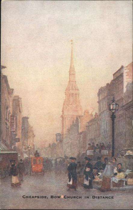 London [Handschriftlich] Cheapside Bow Church