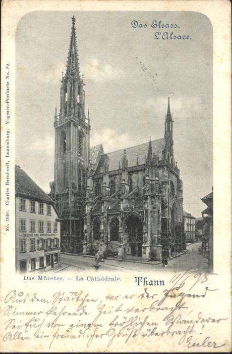 Thann Haut Rhin Elsass Münster Cathedrale