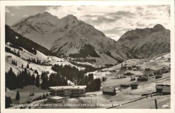 Hirschegg Kleinwalsertal Vorarlberg Elferkopf Zwölferkopf Widderstein