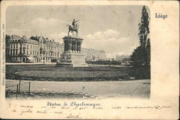 Liege Luettich Statue Charlemagne