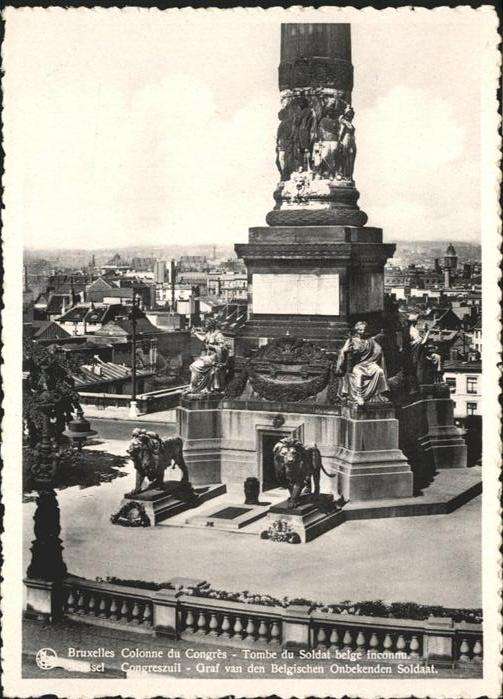 Bruessel Bruxelles Tombe Soldat belge