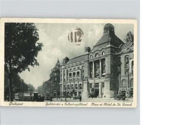 Budapest Place Hotel St Gerard Strassenbahn