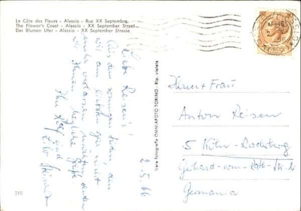 ALASSIO Savona Liguria IT Fiori – Bild 2