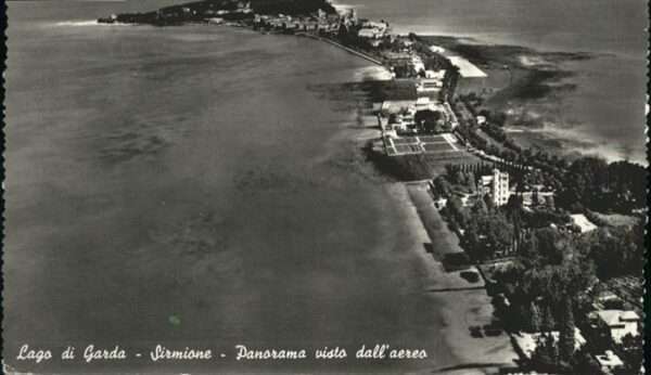 Sirmione Lago di Garda Fliegeraufnahme