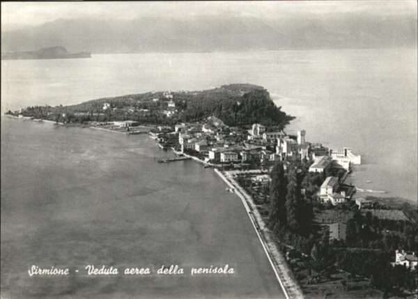 Sirmione Lago di Garda Fliegeraufnahme