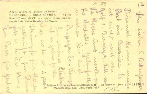 Bressuire Deux Sèvres
Eglise Notre-Dame – Bild 2