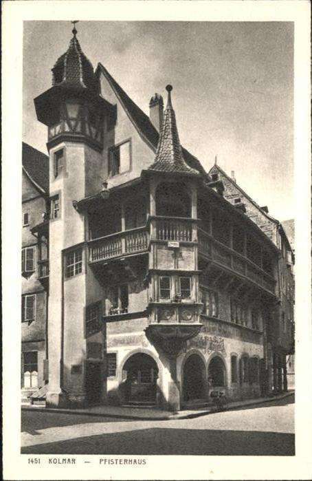 Colmar Haut Rhin Elsass Pfisterhaus