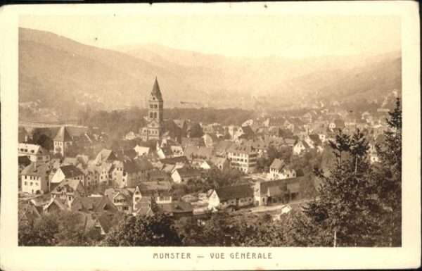Muenster Haut Rhin Elsass Vue generale