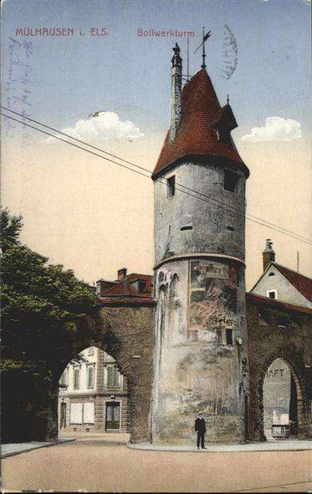 Mulhouse Muehlhausen Bollwerkturm