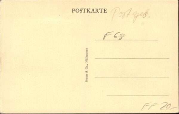 Mulhouse Muehlhausen Postgebäude – Bild 2