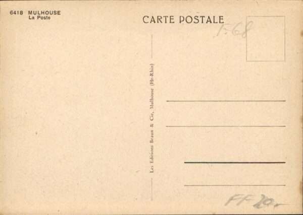 Mulhouse Muehlhausen Poste – Bild 2