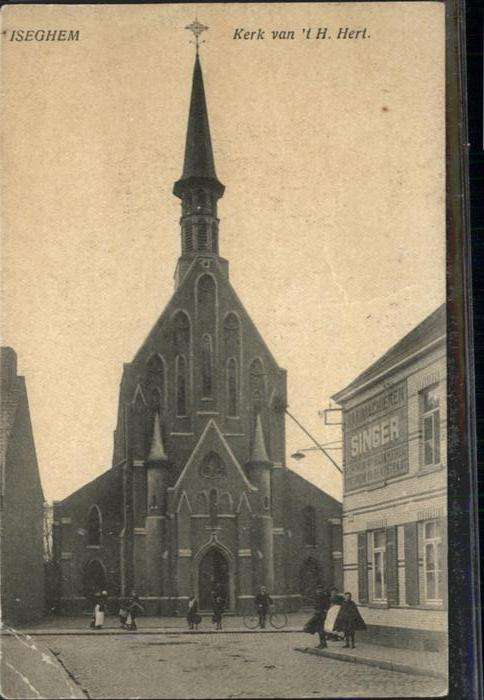 Iseghem Flandre Kerk van 't H. Hert.