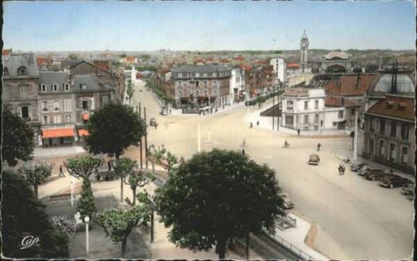 Limoges Vue generale vers la gare