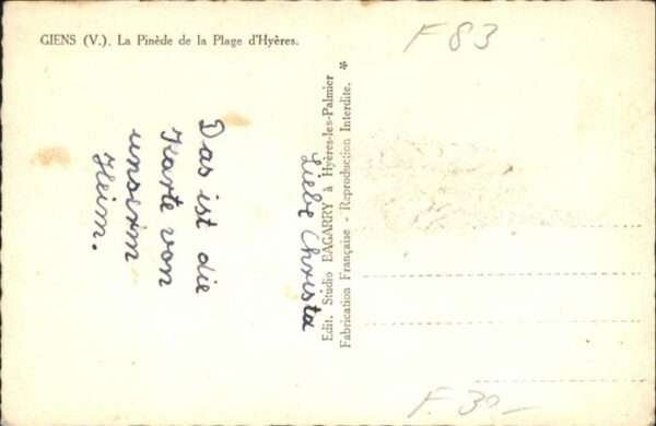 Giens Var Pinède de la Plage d`Hyeres – Bild 2