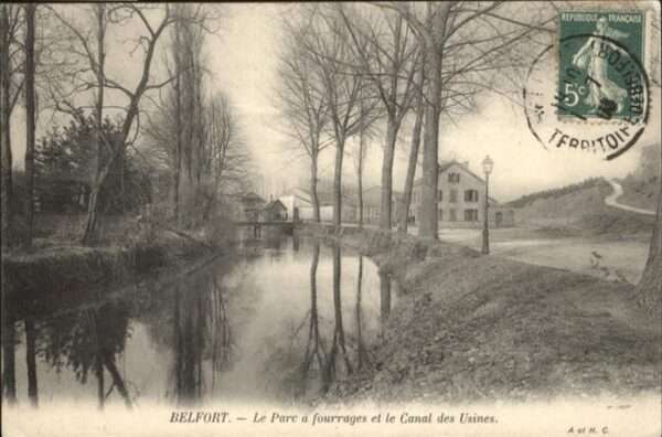 Belfort Alsace Parc a Fourrages 
Canal des Usines
