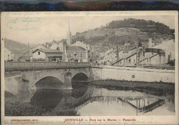 Joinville Haute-Marne Pont sur la Marne