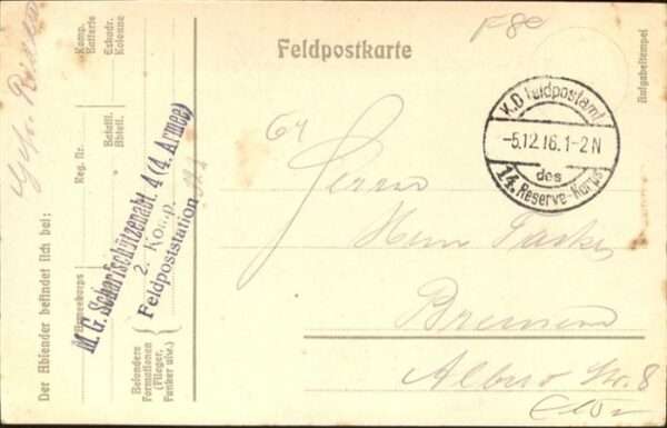 Peronne 80 Somme Bayr. Feldküche – Bild 2