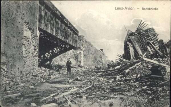 Lens Pas-de-Calais bahnbrücke