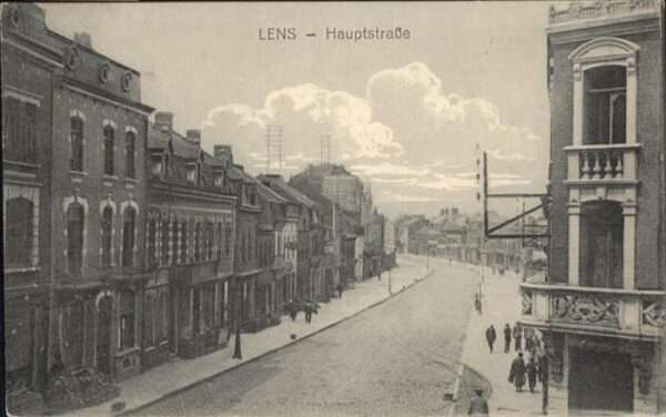 Lens Pas-de-Calais hauptstraße