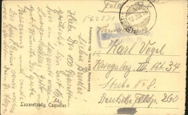Caquettes Sedan 08 Ardennes Lazarettabteilung – Bild 2